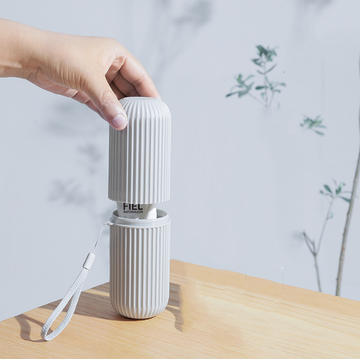 Boîte de rangement de brosse à dents de voyage tasse de lavage portable tasse de brossage des dents dentifrice cylindre de de